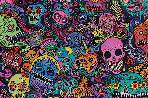 Digitaal abstracte kunst