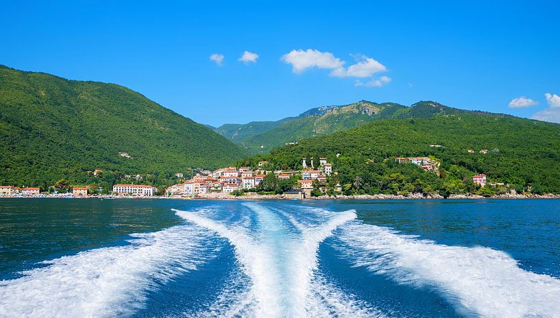 coastline of Moscenicka Draga, Croatia. Boat trip. by SusaZoom