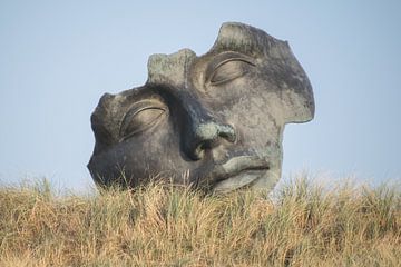Light of the Moon in the dunes of Scheveningen by Caroline Guerain