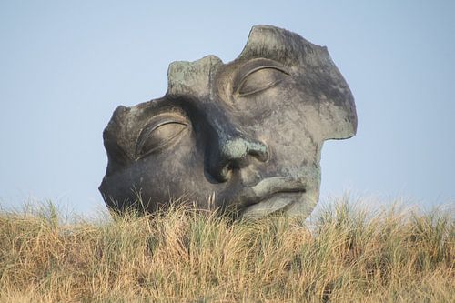 Clair de lune dans les dunes de Scheveningen sur Caroline Guerain