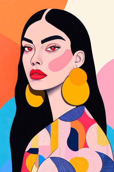 Moderne Schönheit und kreative Farben von Poster Art Shop