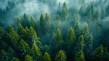 Lueur de la forêt silencieuse sur ByNoukk