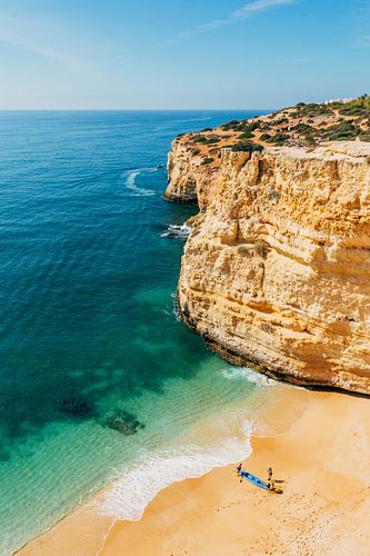 Beach Portugal from above | Travel photography Algarve