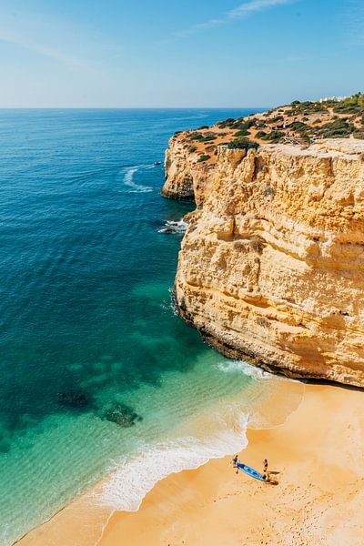 Strand Portugal von oben | Reisefotografie Algarve von Suzanne Spijkers