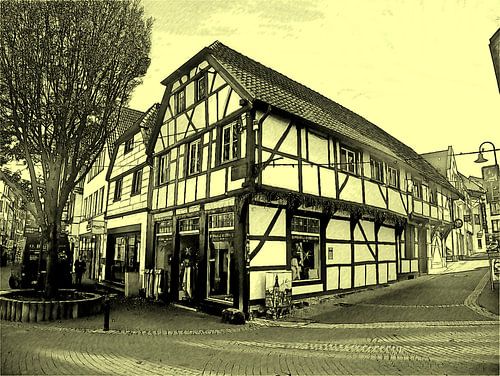 Zone piétonne de la vieille ville de Recklinghausen