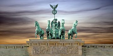 Berlin - Quadriga on the Brandenburg Gate by t.ART