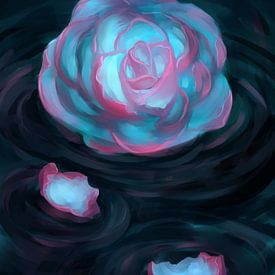 Two-toned Rose by Petra van Berkum