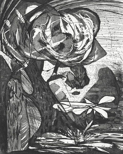 untitled-etching_1996 by Hans Zantman