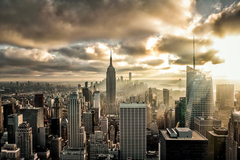 Skyline NYC, USA by Munich Art Prints