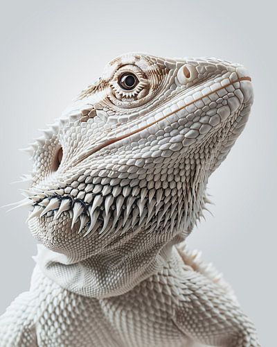 White Bearded dragon lizard 02