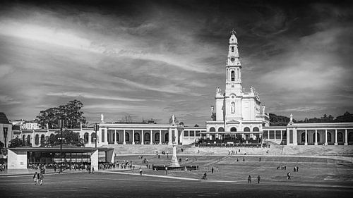 Heiligtum von Fátima in Portugal. Ein heiliger Wallfahrtsort der Muttergottes von Fátima