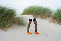 Jambes et sabots dans les dunes