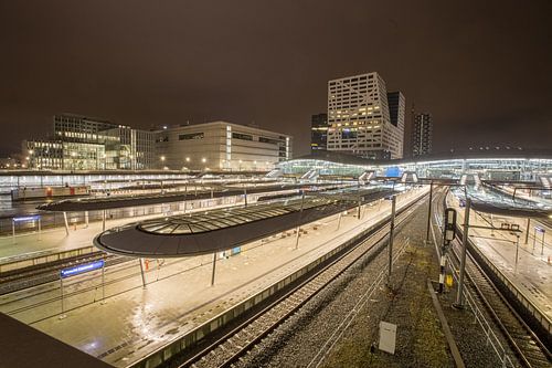 Utrecht Central Station at Night