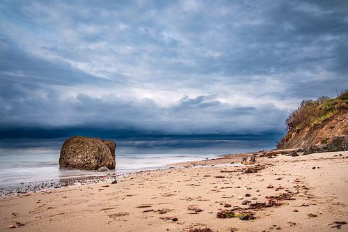 Stenen aan de Oostzeekust bij Meschendorf