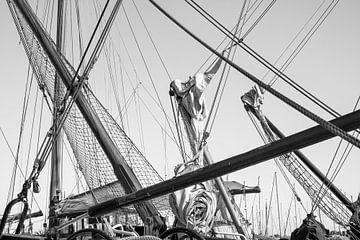 Masts of Sailboats. by Alie Ekkelenkamp
