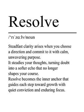 Definitie oplossen - Wit van WordsThatInspire