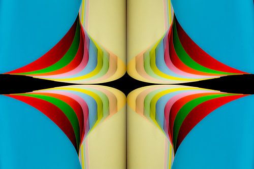 Papierkunst, digitale kunst.