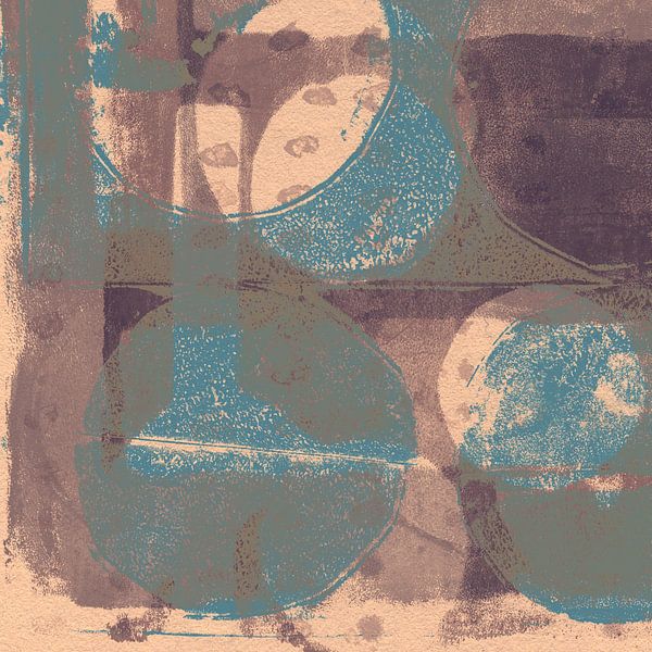 Japandi. Minimalist abstract in neutral tones III by Dina Dankers