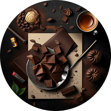 Pure chocolade met Koffie van Natasja Haandrikman