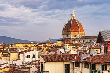 Blick auf die Kathedrale Santa Maria del Fiore in Florenz, Itali