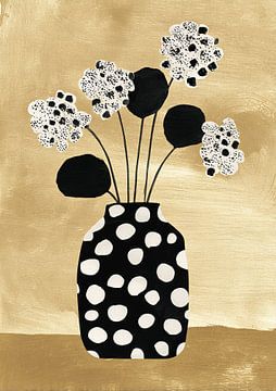 Modern Vase with Floral Vibes van I ❤ Bloemen
