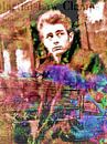 Dean Cart | James Dean Pop-Art-Leinwand von Leah Devora Miniaturansicht