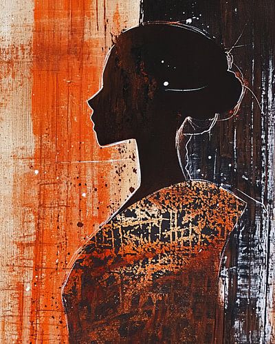 Vrouwensilhouet | Rustic Grace