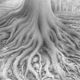 Baumwurzeln und der Lauf der Zeit von Adriana Müller