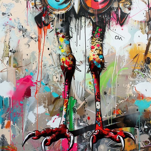 Modern Abstract | Legs and Feet par Peintures accrocheuses