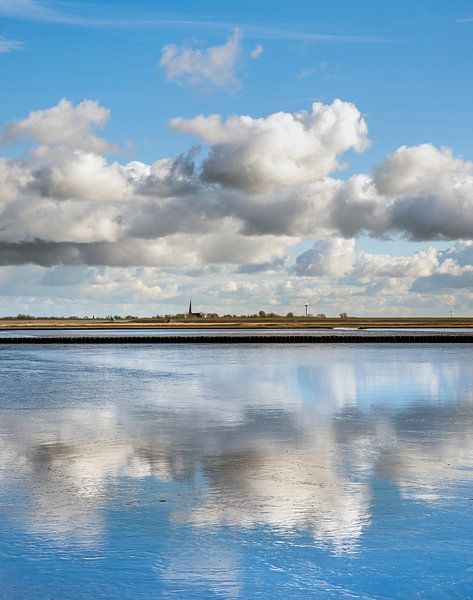 Uitzicht op Holwerd von Harrie Muis