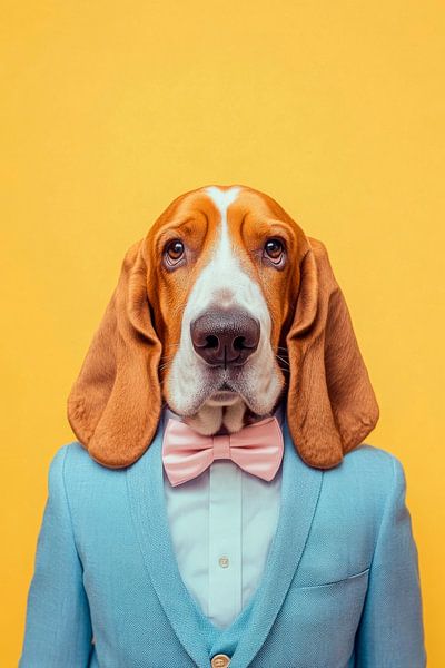Basset Hound von Poster Art Shop