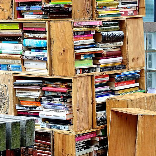 Boekverkoop op Bastiaansplein