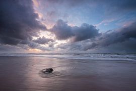 Basalt on the beach! by Peter Haastrecht, van