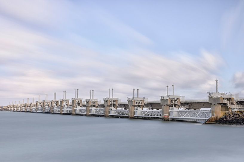 Neeltje Jans - Exposition longue durée des travaux du delta en Zélande par Rolf Schnepp