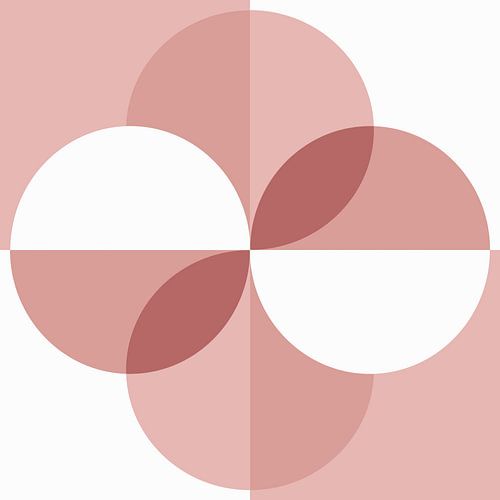 Scandinavische Retro Abstractie