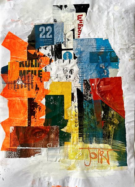Grunge Collage 7 by johannes richter