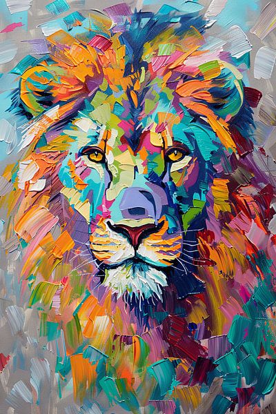Löwe - Löwe von Poster Art Shop