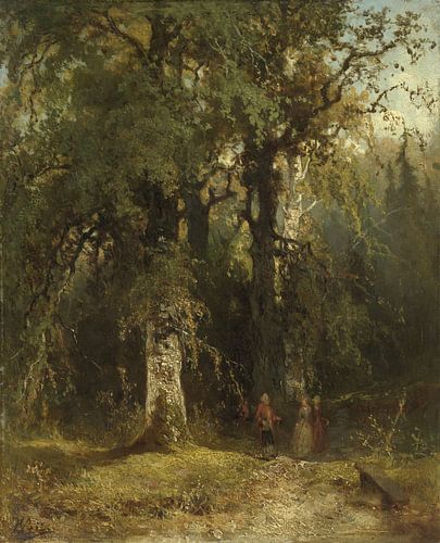 Waldansicht, Johannes Warnardus Bilders