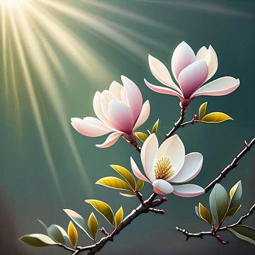 Ontwaakte magnolia van Samir Becic