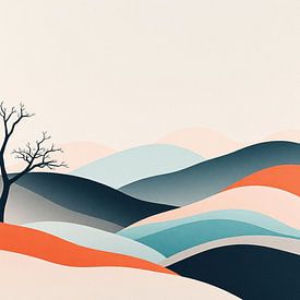 Japandische Landschaft von On Your Wall