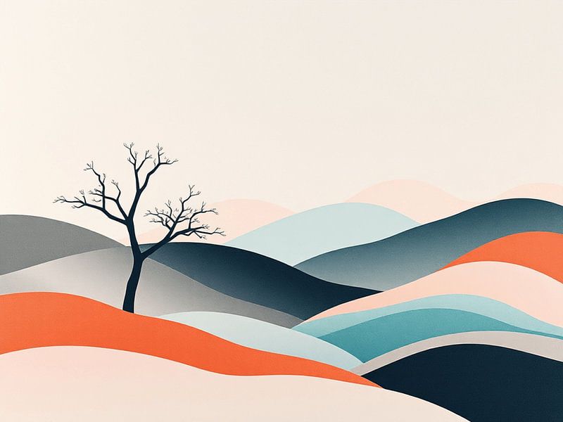 Japandische Landschaft von On Your Wall
