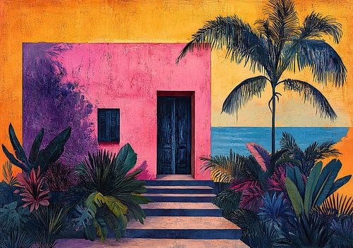 Matisse inspired Mediterranean Sea Sea view Fauvism