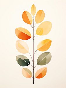 Abstract Botanical Art - Feuilles