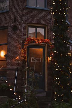 Vintage kerst café van Gijs Koene
