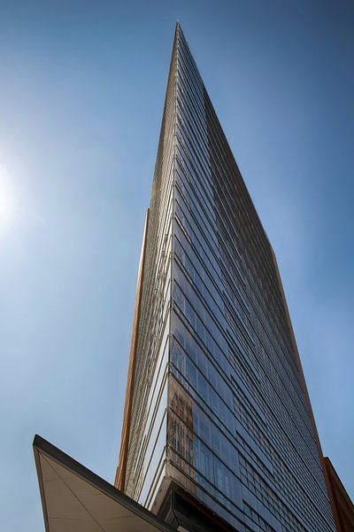 BERLIN Potsdamer Platz glass facade - sharp edges by Bernd Hoyen