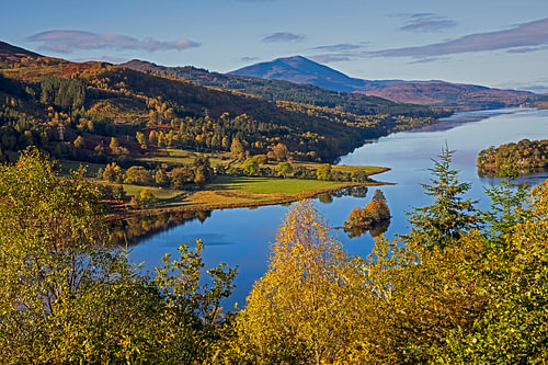 Queen’'s View; Loch Tummel; Schiehallion mountain;, Highland, Perth
