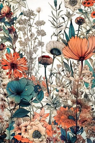 Weide botanisch patroon 28 #natuur