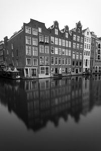 Maisons du canal d'Amsterdam sur Albert Mendelewski