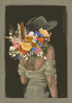 Bohemian flower girl by JessyRonner