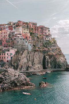 Manarola Cinque Terre | Photo print Italie | Europe colorée photographie de voyage sur HelloHappylife
